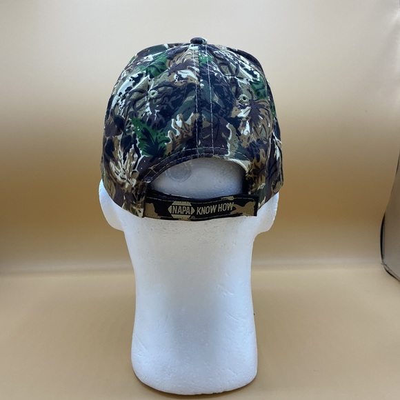 NAPA Know How Outdoors Camouflage Baseball Hat Adjustable Strap NWOT UNISEX MENS - Picture 4 of 10